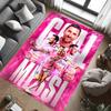 Ziel Messi: Triumph Rosa Teppich Fußmatte Druck Schutzpolster Kunst Badezimmerteppich
