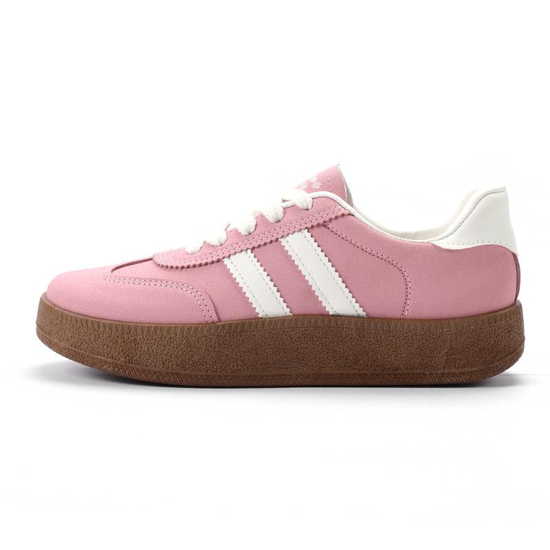 

Женские повседневные кроссовки на толстой платформе, нескользящие, со шнуровкой, удобные кроссовки для ходьбы, легкие кроссовки для бега для женщин, ретро-спортивная теннисная обувь 36