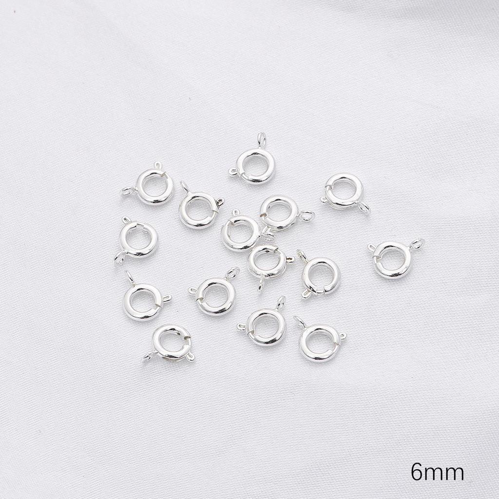 14/18K Gold-Filled Lobster Clasp End Cap, 9-Pin Open Jump Ring, Extension Chain for Handmade Jewelry DIY Accessories