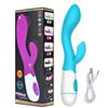 Rechargeable Silicone Dual Vibration G-Spot Vibrator for Women - Masturbation Massager