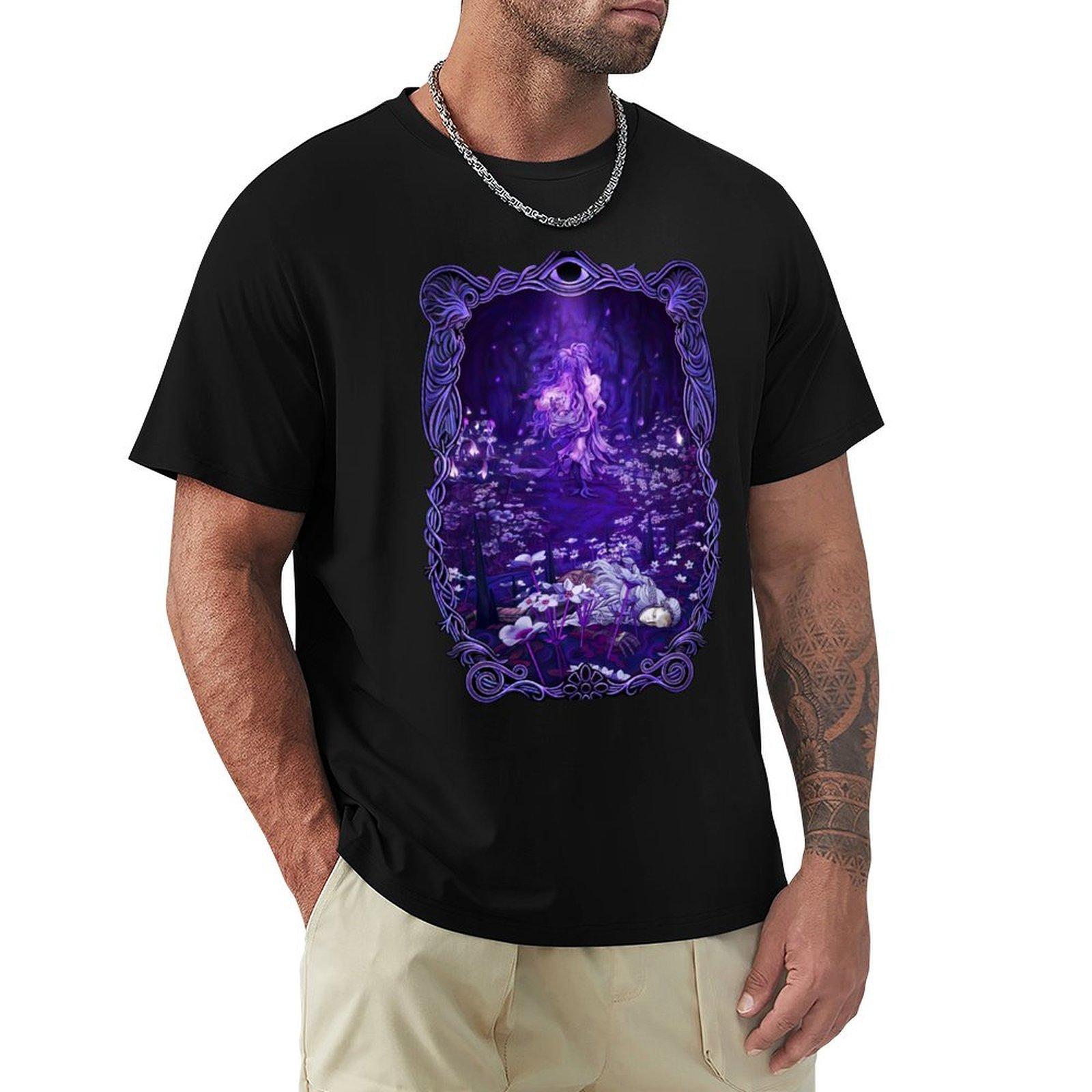 

Garden of Deep Purple TShirt essential t shirt funny shirt cotton plus size clothes men workout shirt 4XL