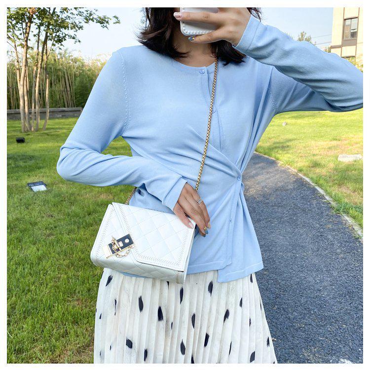 SCIONE Bag Female Rhombic Chain Handbag Fashion Small Square Bag Temperament Small Fragrance Shoulder Bag