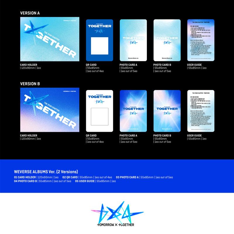 Tomorrow X Together Das Star-Kapitel: ZUSAMMEN (Weverse Alben ver.)