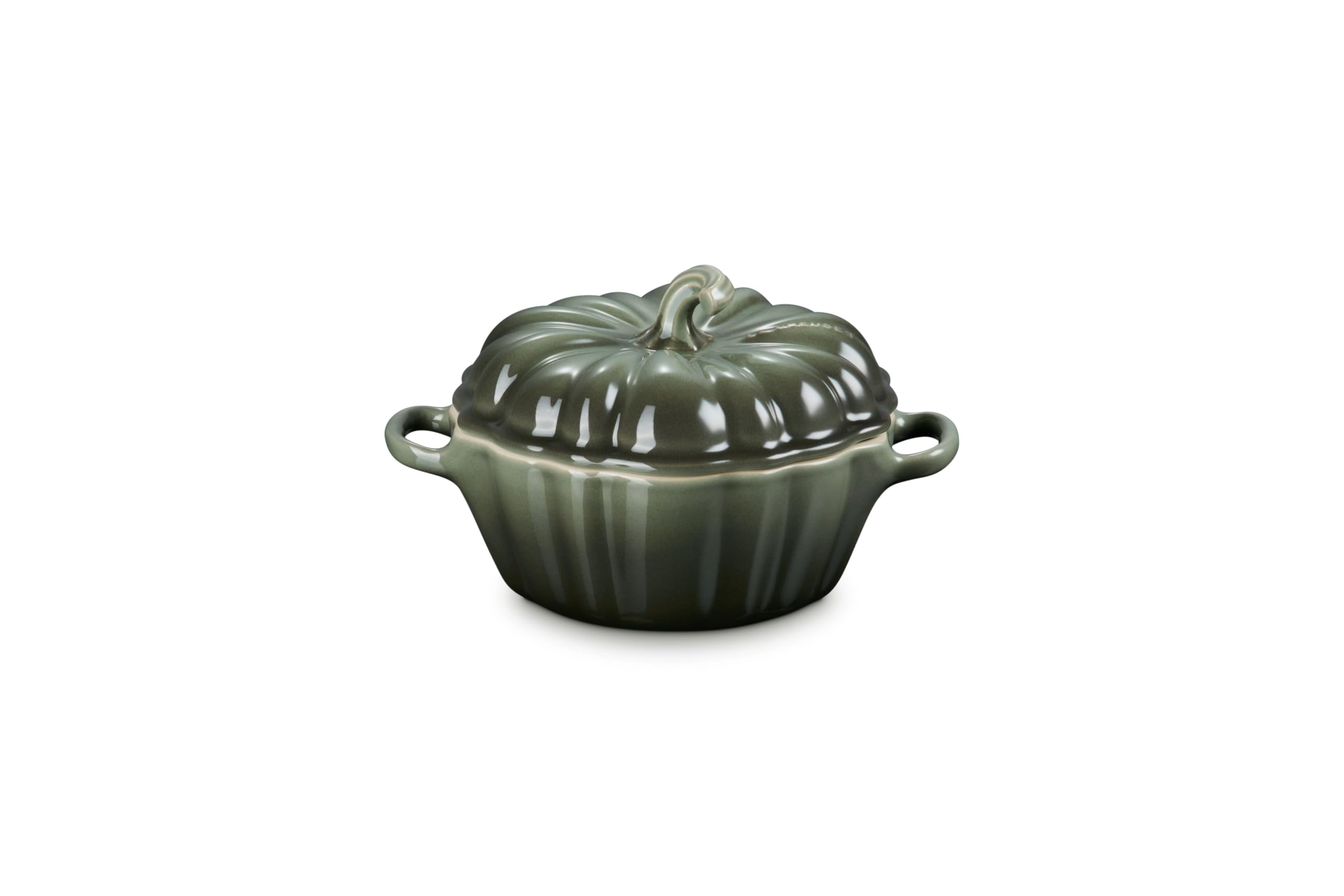

Le Creuset Mini Pumpkin Halloween and Oven Safe Japanese Cocotte, 350ml, Thyme, Design, Microwave, Dishwasher, [Official Product]