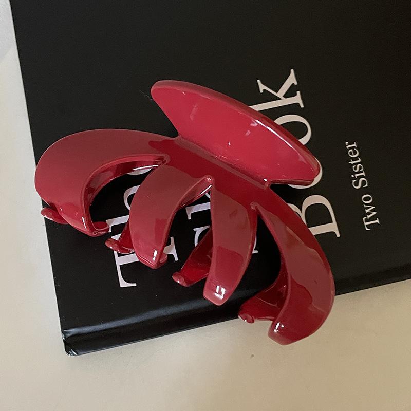 Luxury Pumpkin Claw Hair Clip for Thick Hair - Large Size Updo Shark Clip for Women