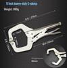German Industrial High-Leverage Pliers & Heavy-Duty C-Clamp for Wood
