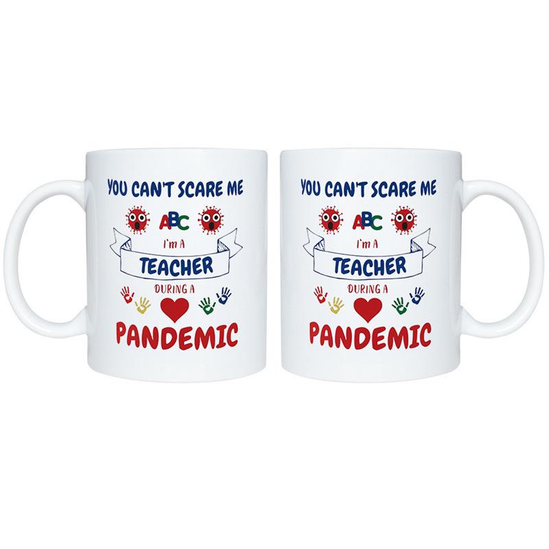 Custom Happy Teachers Day Ceramic Coffee Mug - Gift Option 350ml - Standard Capacity