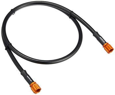 AC PERFORMANCELINE Universal Brake Hose Black Socket Gold Hose Total Length 33.9 Inches (860 Mm)