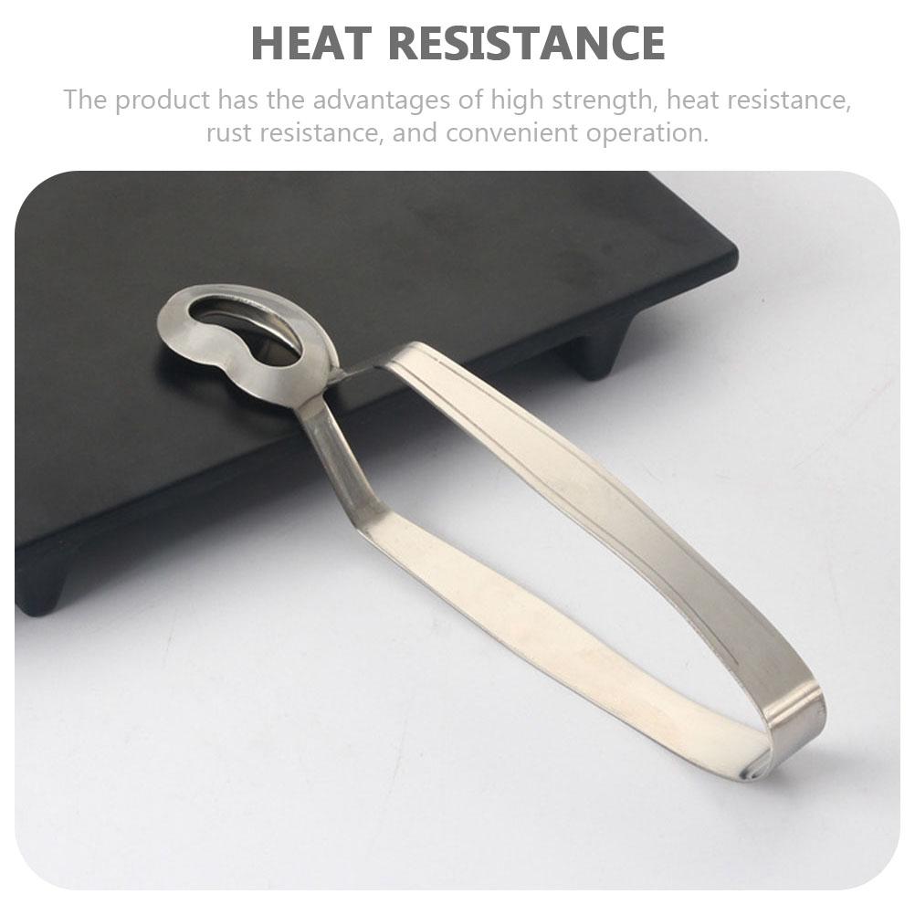 3 Sets Snails Clip Eating Tool Shellfish Tongs Stainless Steel Escargot Food Serving