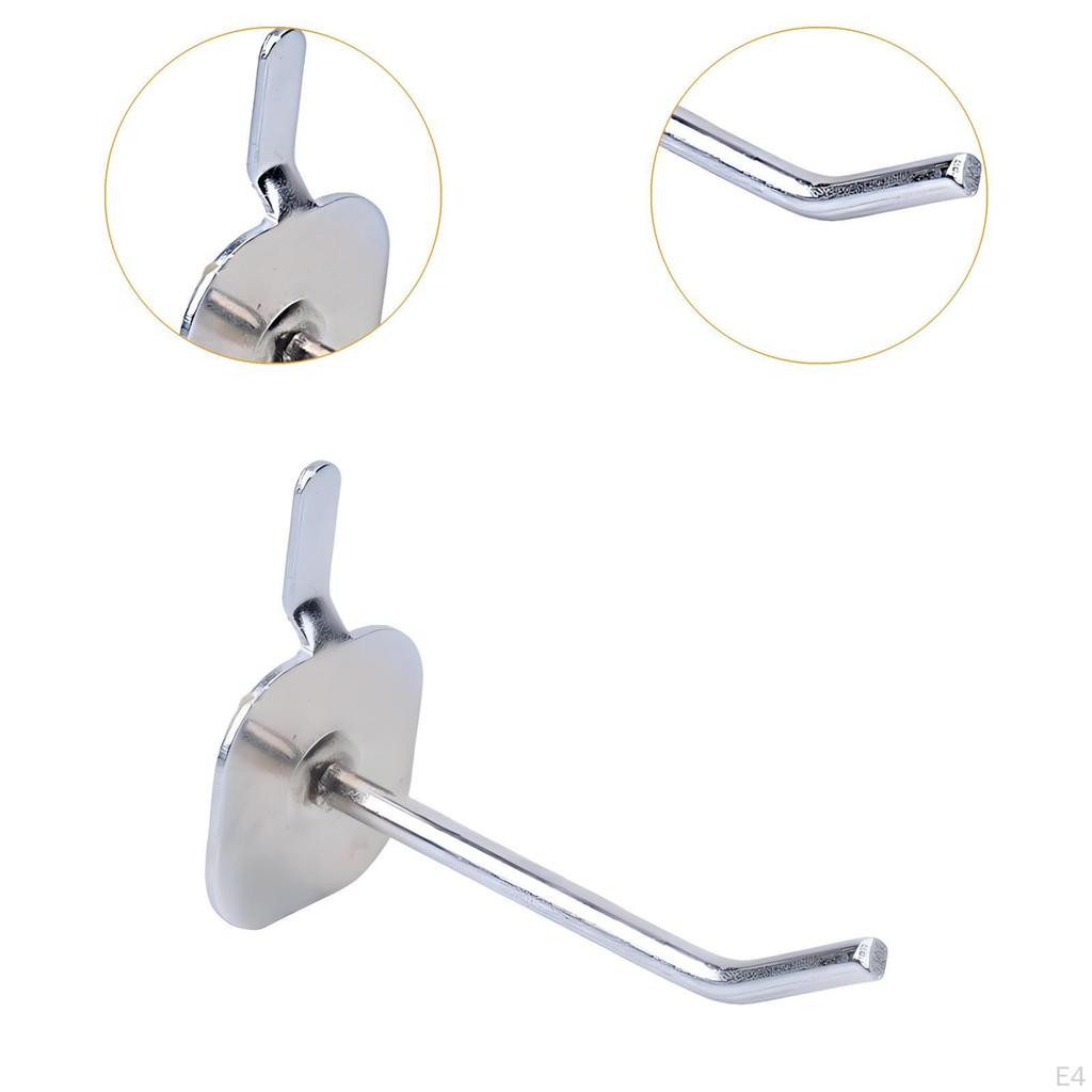 10 Heavy-duty Pegboard Hooks for Commercial And Home Use.