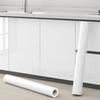 High Gloss PVC Pearl Film – Waterproof Self-Adhesive Wallpaper for Wardrobe, Kitchen, Furniture (Black/White)