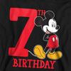 Disney Childrens/Kids Mickey Mouse Shirt Heather 7th Birthday Hoodie