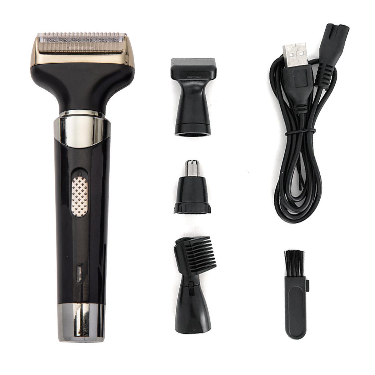 

Аккумуляторная электробритва с ЖК-дисплеем и возвратно-поступательными лезвиями 3023 4 in 1