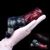 Reusable Penis Sleeve for Men Delayed Ejaculation Silica Ring Adult Sex Toy Extension Enlarger Reduce Sensitivity Penis Enlarger