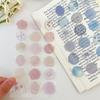 Feuer-Siegel-Aufkleber Imitation Transparenter Umschlag-Siegel-Aufkleber Handkonto DIY Gedruckte Süßigkeiten-Paste