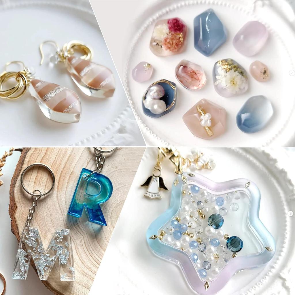 ButiResin UV Resin Highly Rapidly Curing Resin Large Capacity Compatible with No Hard Resin UV Resin Craft Handmade Liquid, Transparent, Liquid, 200g,