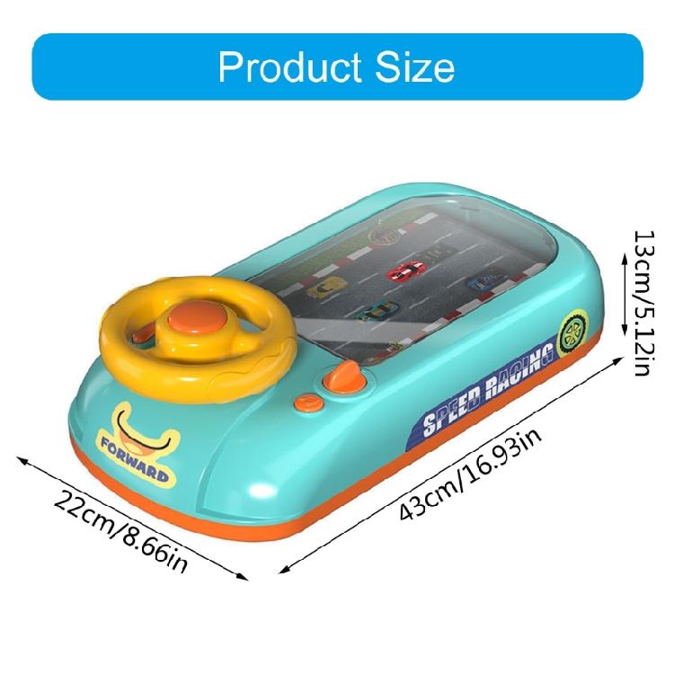 Steering Wheels Toy Driving Simulator Interactive Educational Learning Toy Toddler Simulated Driving Race Car Game
