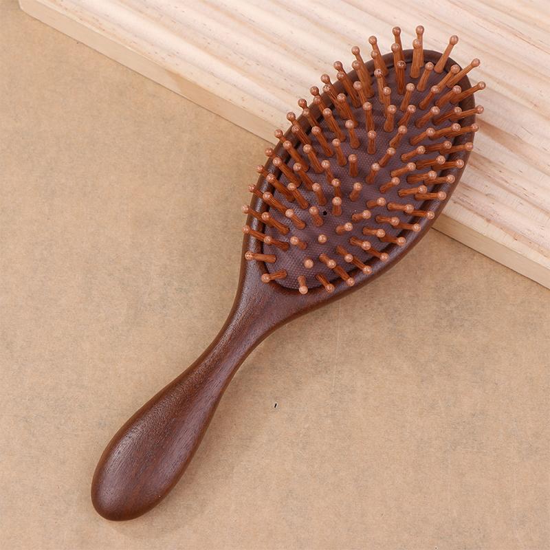 Sandalwood Air Bag Massage Comb Carving Hair Comb Professional Healthy Massage Brush High Quality Hairbrush