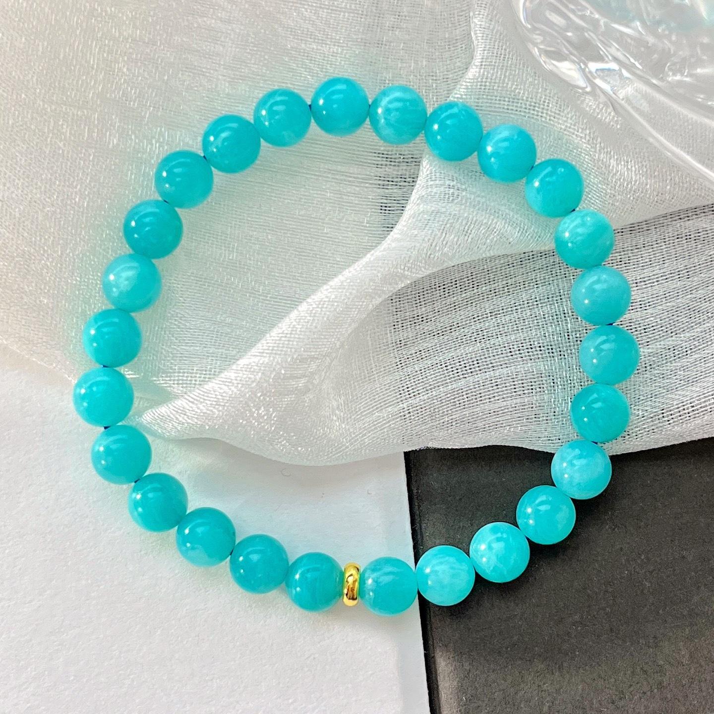 About 8Mm Natural Madailan Tianhe Stone Bracelet Bracelet.