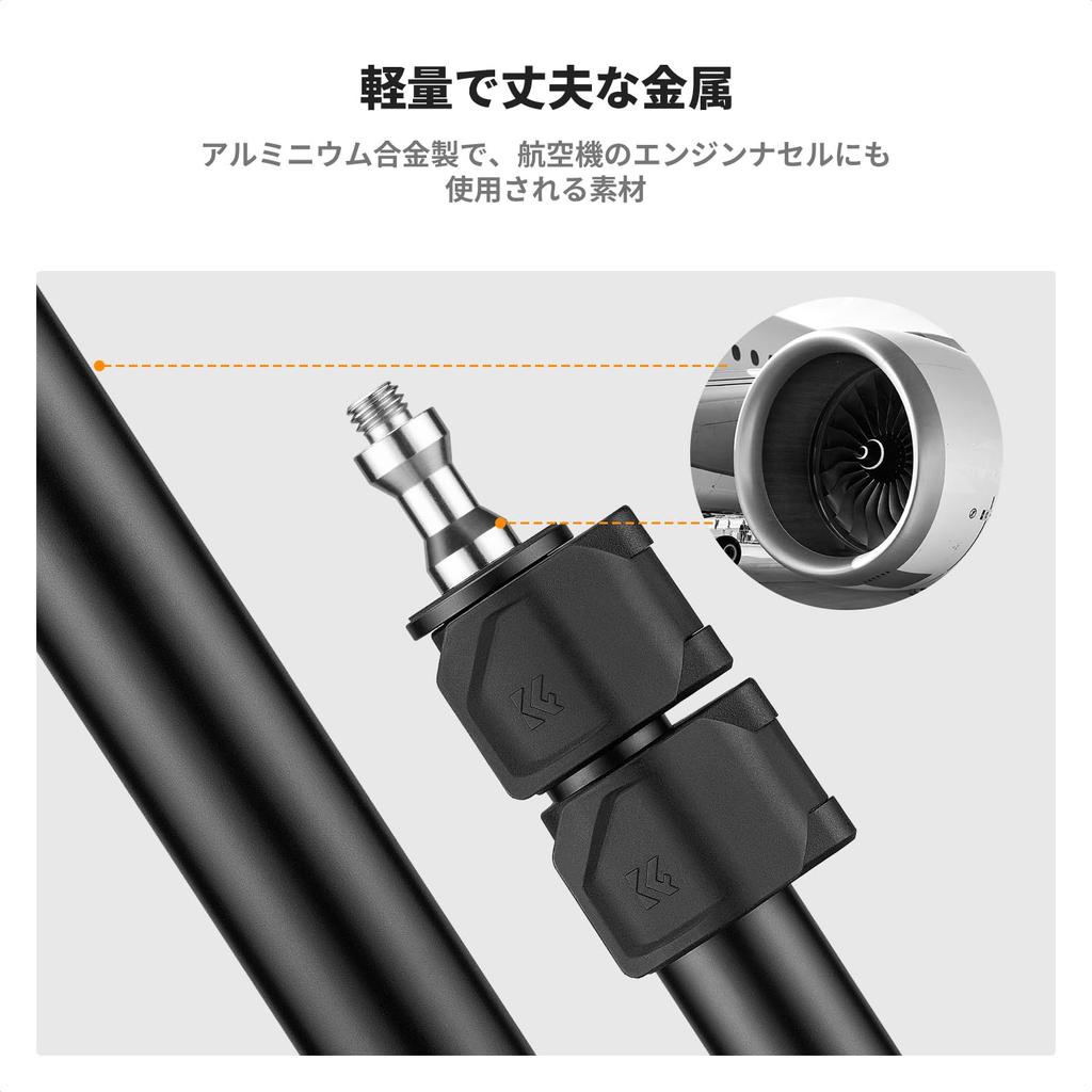 CONCEPT Camera Desk Tabletop Light Tabletop Photography Extendable Webcam Stand K&F Mount, Stand, 2-Piece Stand,