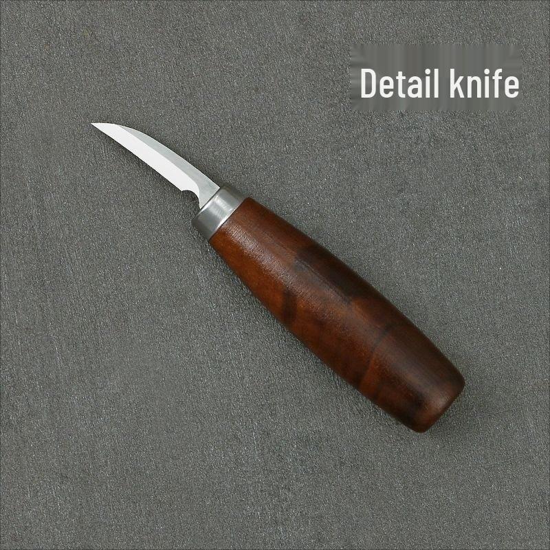 Set Profesional de Cuțite pentru Sculptură în Lemn: Include unelte pentru cioplire, cu curbură și pentru sculptarea lingurilor