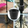 Parasol Base Stand Umbrella Pole Holder Soft and Flexible Protects Poles for Patio Table
