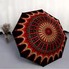 1pc Mandala Artwork Automatic Open/Close Umbrella - Portable Collapsible Umbrella with 8-Rib Stability, Fashion Lovers Yy251017152