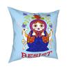 Resist Throw Pillow Cover Polyester Decorative Pillow Russia Matryoshka Doll Fashion Cushion Covers