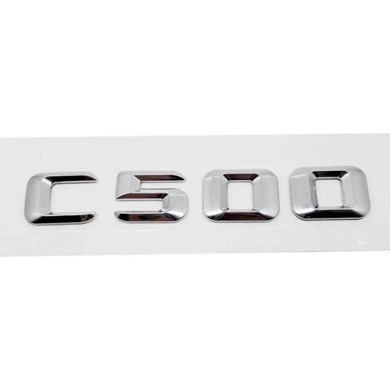 

3D ABS Car Tail Letter Emblem Stickers Rear Trunk Badge for Mercedes Benz C Class C240 C250 C260 C280 C300 C320 C350 C400 C500 Plastic