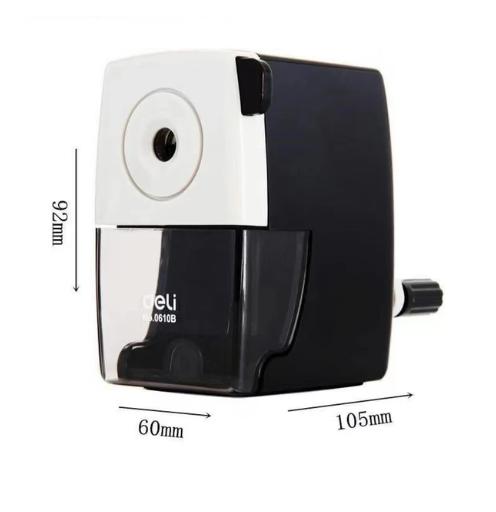 Deli Rotary Pencil Sharpener Pencil Cutter Office School Sharpener Knife Smooth Sharpening Accessories