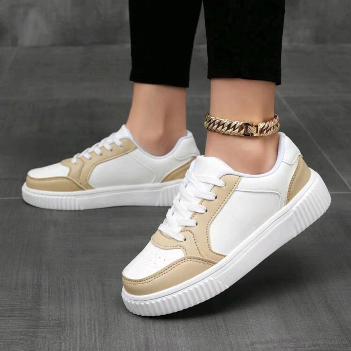 

Board shoes new couple breathable little white shoes Korean version versatile shoes casual sports shoes couple breathable thick sole 45