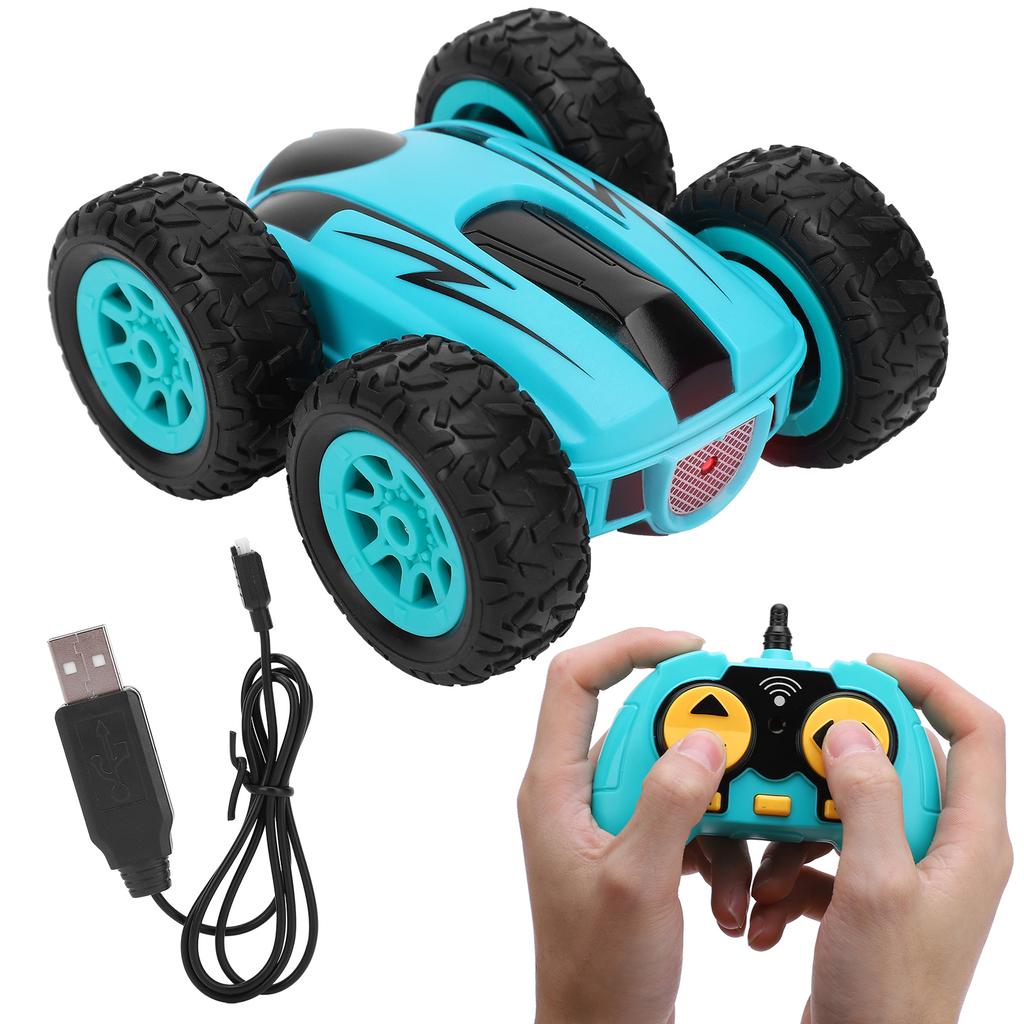 Stunt 2.4G High Speed TwoSided 360 Degree Rotate Wireless RC Car Fourwheel Drive(yellow )