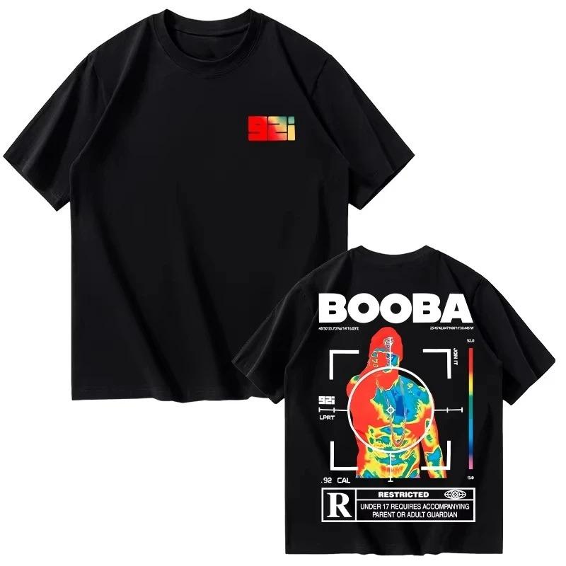 Neue 2026 B2O T-Shirts UnisexUnisex Mode Baumwolle BOOBA Aufdruck Kurzarm T-Shirt Lässig Harajuku Streetwear Tee Tops Camiseta