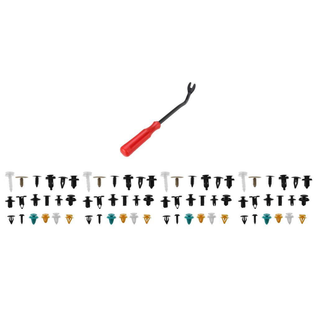 Automotive Plastic Rivet Car Fender Bumper Interior Trim Push Pin Clips Kit Car Accessories 50/100/1000PCS