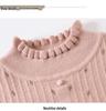 Mom's Autumn Style Elegant Half-High Collar Sweater for Middle-Aged and Elderly Women - Knitted Fall/Winter Inner Wear