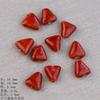 Ceramic Loose Beads Chinese Red Beads Handmade DIY Necklace Loose Beads Accessories