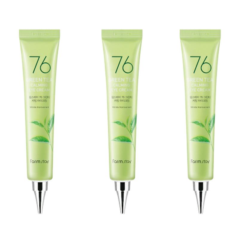 FARM STAY 76 Beruhigende Augencreme mit Grünem Tee, 45 ml (3 Optionen)