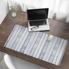 Non-slip Desk Mat with Wood Plank Pattern Vertically 100X50 Cm