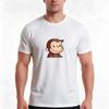Curious George Tshirt Summer Casual Cotton Tee Oversized Streetwear Tops Vintage Graphic Print Loose Fit Short Sleeve