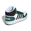 Adidas Neo Hoops 2.0 Mid Retro Basketball Shoes Men Sneakers Black Green FW5995