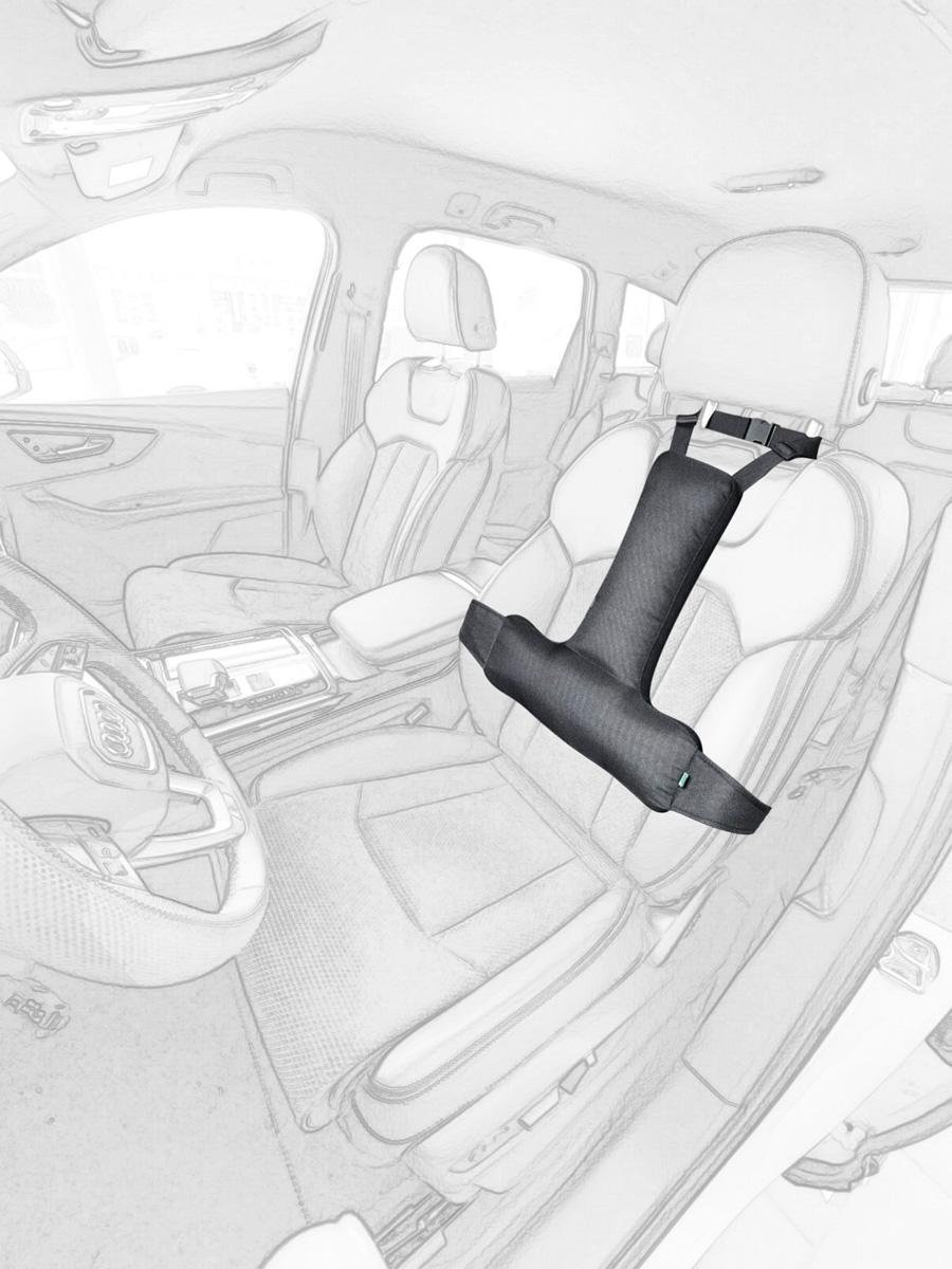 

Ekkoseat lumbar pillow, T-shaped чорний