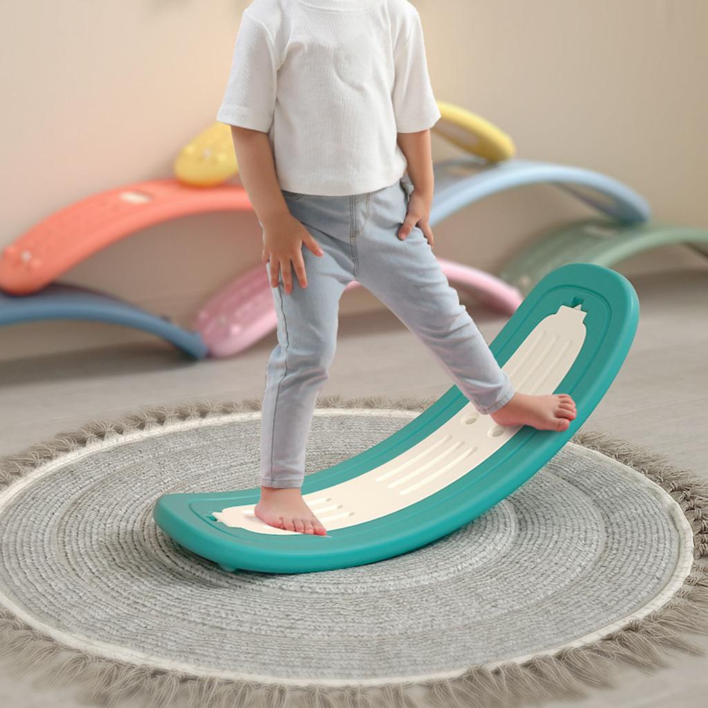 Kids Rocker Board Rocking Horse Seesaw Toddler   Board Balance Training Equipment Children Indoor Outdoor Activity Toy
