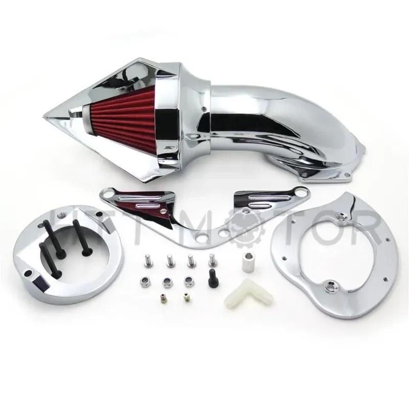 Motorcycle Cone Spike Air Cleaner For Yamaha 1999-2018 Road Star 1600 XV1600A 1700 XV1700 Chrome