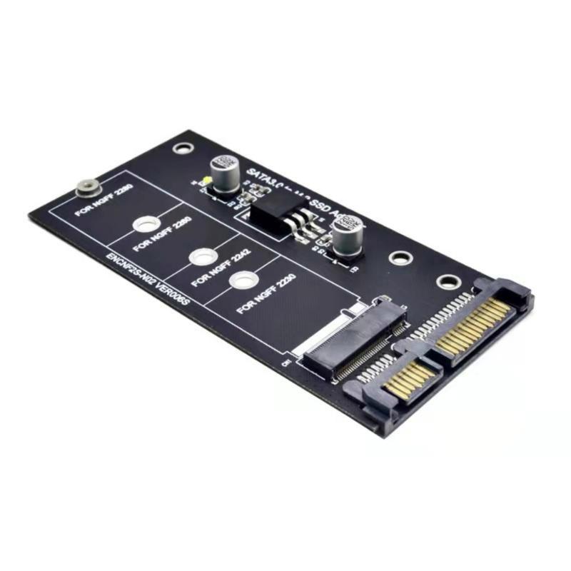 M.2 to SATA3 NGFFs SSDs Converters Card for 6Gbps Fast Speed Data Transfer for PC and Laptops