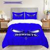 Queen City Hornets Dynamic Basketball Spirit Bedding(1 * duvet cover + 2 * pillowcase, without core)Bedding set Duvet cover and pillowcase