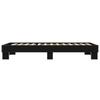 Bed Frame Black 75x190 cm Engineered Wood and Metal