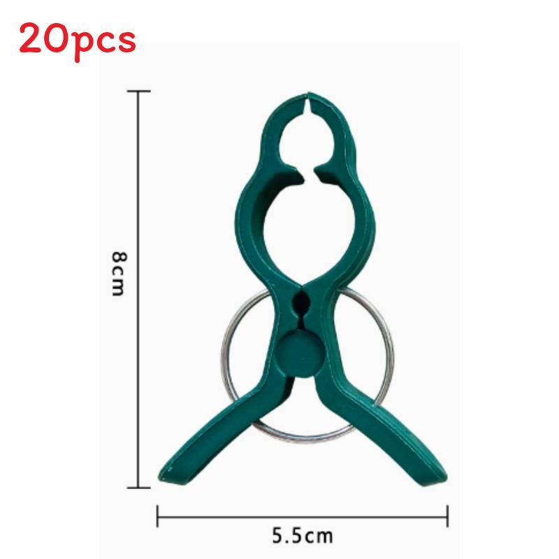 Gardening Fixing Clips Set With Ties For Home Plant Support And Climbing Vegetables