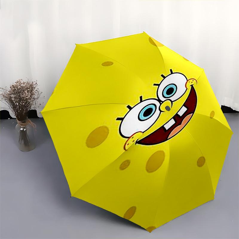 1ks houbový Bob Hranatý Automatický Otevírací Zavírací Deštník Větruodolná Stříška, Tlačítko Automatického Otevírání Zavírání10185