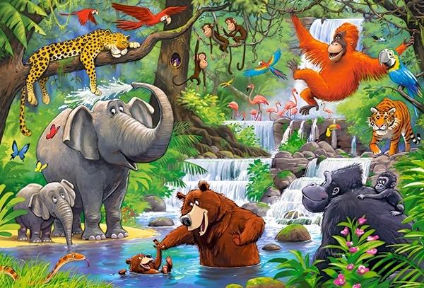 Puzzle 40 pieces Maxi B-040315-1 Jungle Animals