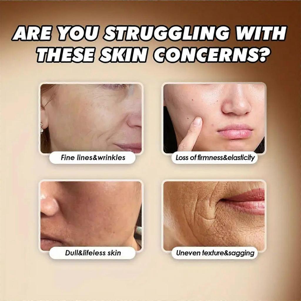 Age-less Serum, Wrinkles Removal Oil, Anti-Aging Face Serum Intensely Firms Skin, Daily Moisturizing Treatment for Mature Skin, Smoothes Wrinkles and